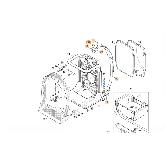 STIHL  Pas nośny 4203 710 9000